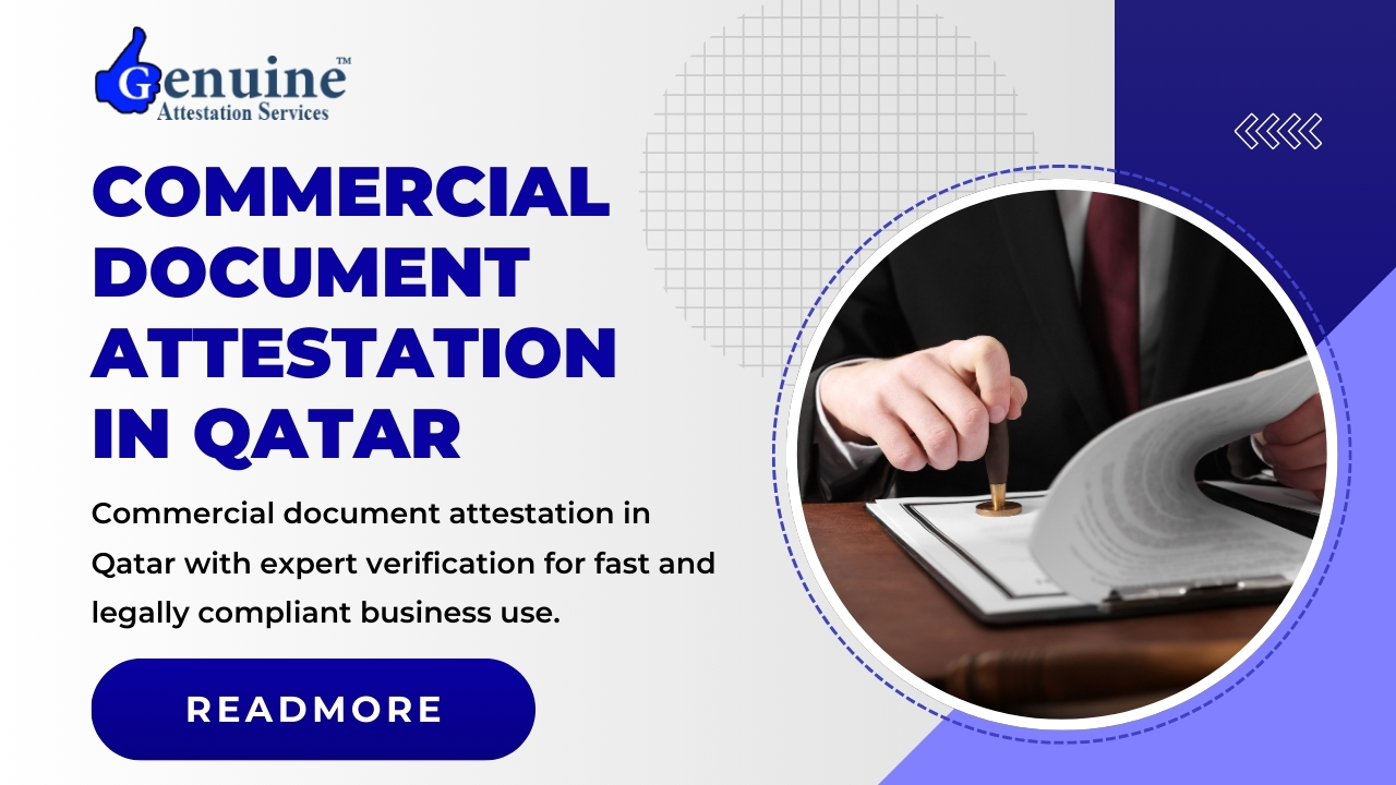 Commercial Document Attestation in Qatar